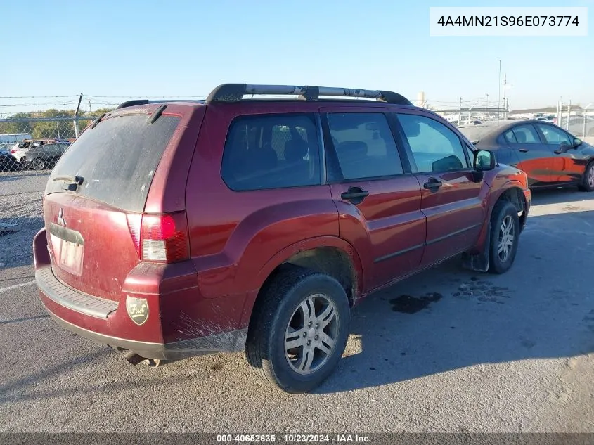 2006 Mitsubishi Endeavor Ls VIN: 4A4MN21S96E073774 Lot: 40652635