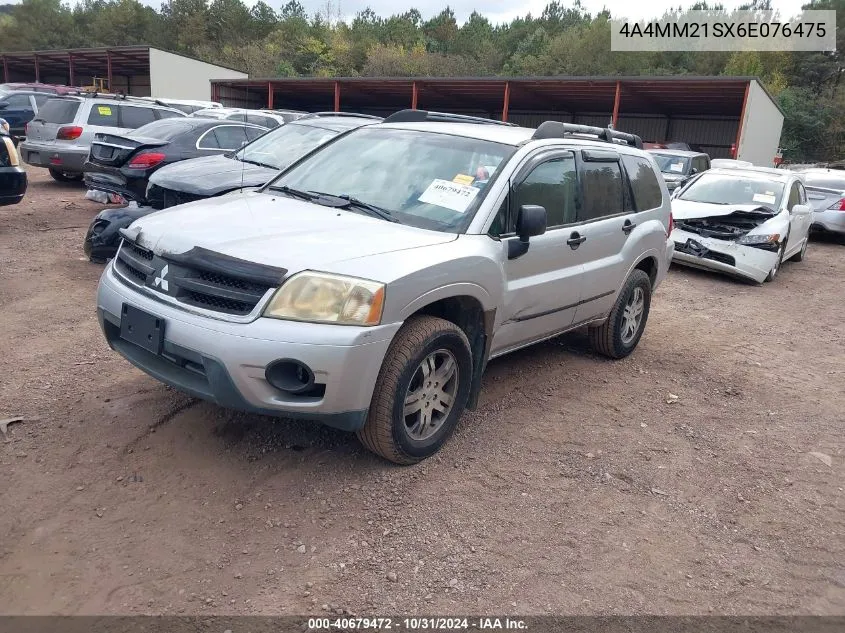 2006 Mitsubishi Endeavor Ls VIN: 4A4MM21SX6E076475 Lot: 40679472