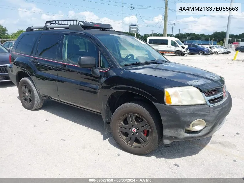 2007 Mitsubishi Endeavor Ls VIN: 4A4MM21S37E055663 Lot: 39527658