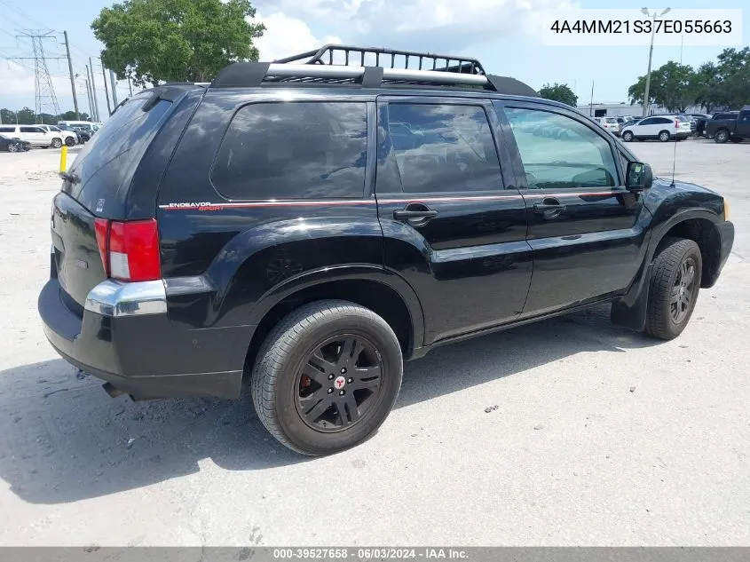 2007 Mitsubishi Endeavor Ls VIN: 4A4MM21S37E055663 Lot: 39527658