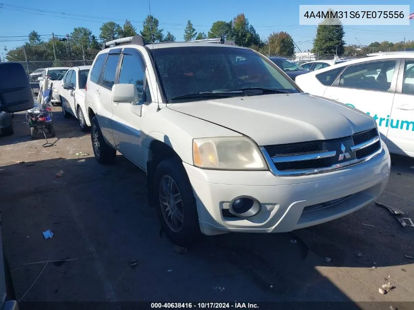 2007 Mitsubishi Endeavor Se VIN: 4A4MM31S67E075556 Lot: 40638416