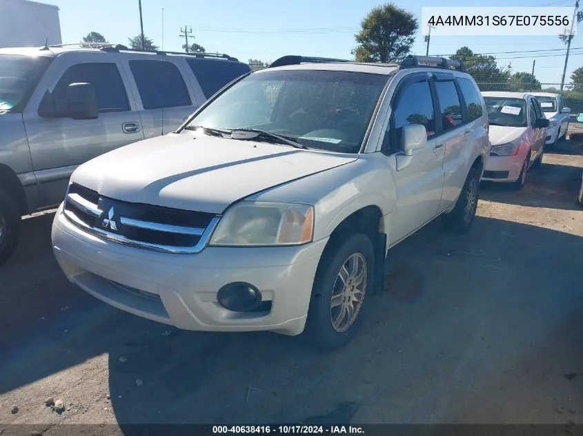 2007 Mitsubishi Endeavor Se VIN: 4A4MM31S67E075556 Lot: 40638416