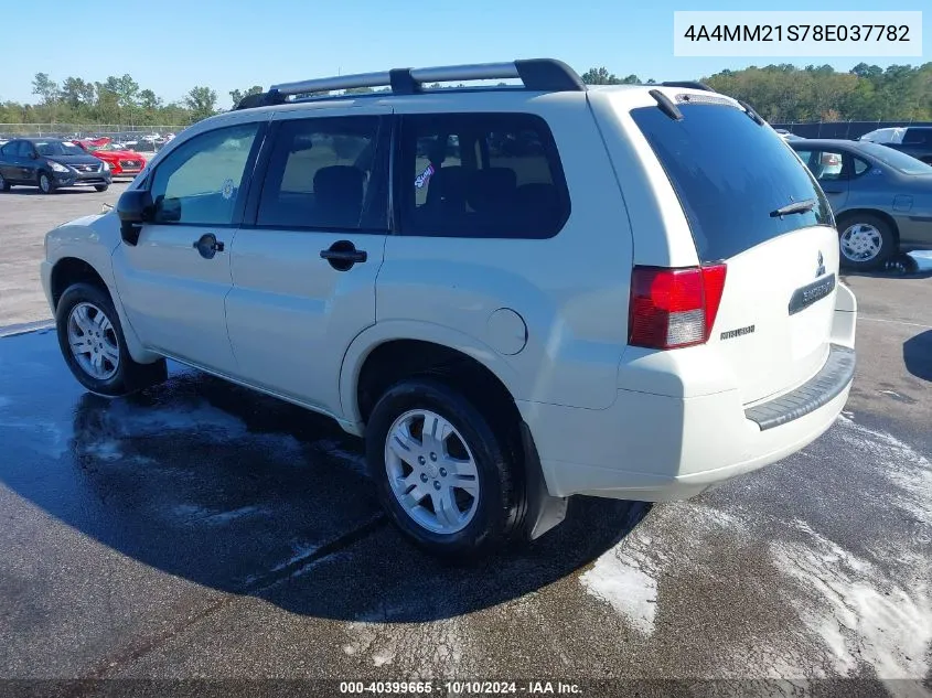 2008 Mitsubishi Endeavor Ls VIN: 4A4MM21S78E037782 Lot: 40399665