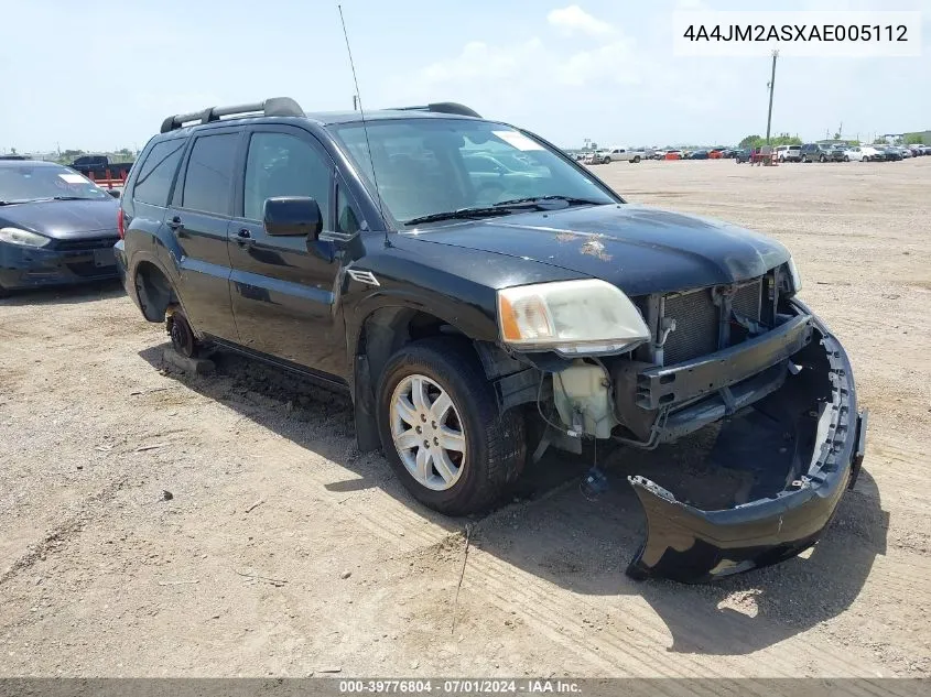 2010 Mitsubishi Endeavor Ls VIN: 4A4JM2ASXAE005112 Lot: 39776804