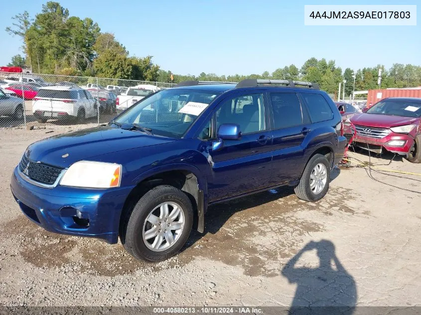 2010 Mitsubishi Endeavor Ls VIN: 4A4JM2AS9AE017803 Lot: 40580213