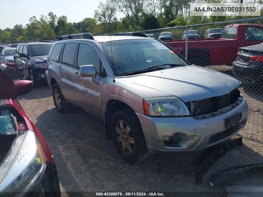 2011 Mitsubishi Endeavor Ls VIN: 4A4JN2AS7BE031553 Lot: 40309079