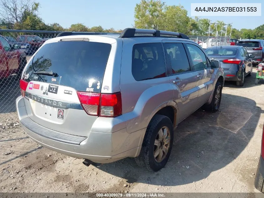 2011 Mitsubishi Endeavor Ls VIN: 4A4JN2AS7BE031553 Lot: 40309079