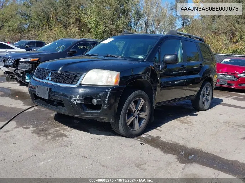 2011 Mitsubishi Endeavor Se VIN: 4A4JN3AS0BE009075 Lot: 40605275