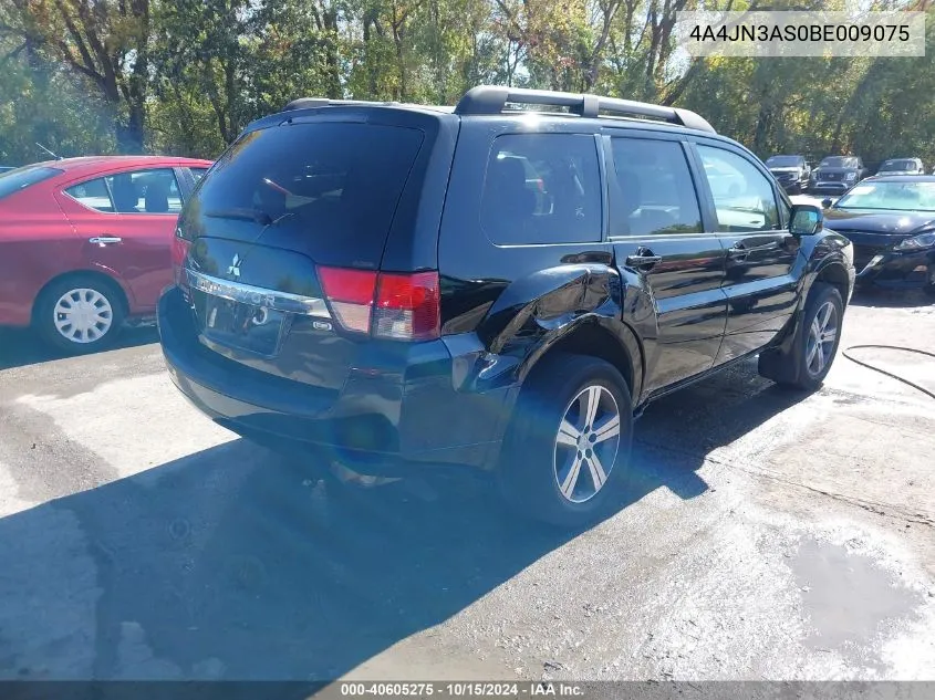 2011 Mitsubishi Endeavor Se VIN: 4A4JN3AS0BE009075 Lot: 40605275