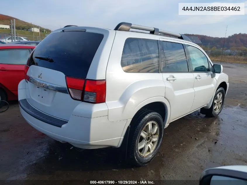 2011 Mitsubishi Endeavor VIN: 4A4JN2AS8BE034462 Lot: 40617990