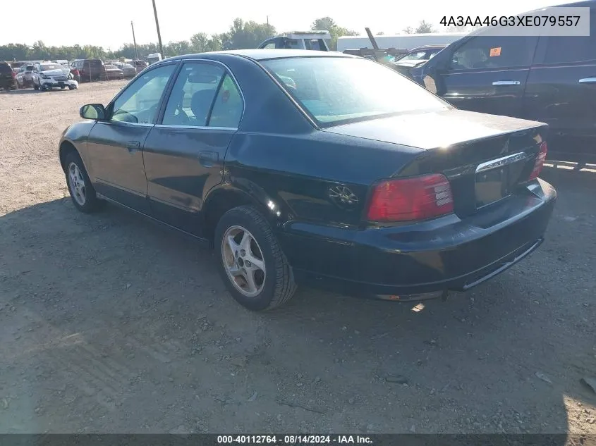 1999 Mitsubishi Galant Es VIN: 4A3AA46G3XE079557 Lot: 40112764