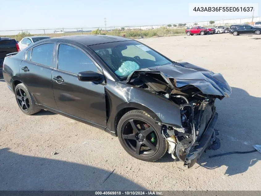 2005 Mitsubishi Galant Es/Se VIN: 4A3AB36F55E061637 Lot: 40569818