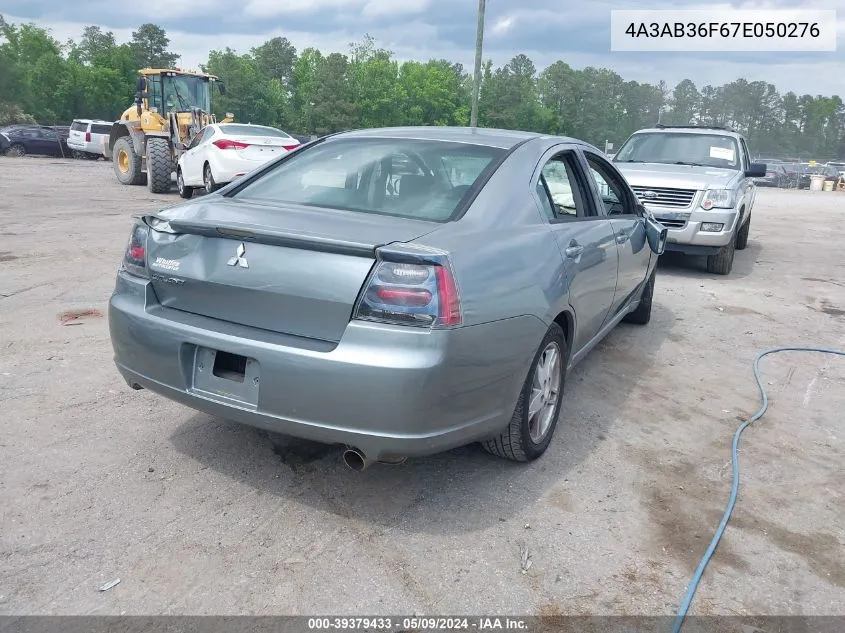 2007 Mitsubishi Galant Es/Se VIN: 4A3AB36F67E050276 Lot: 39379433