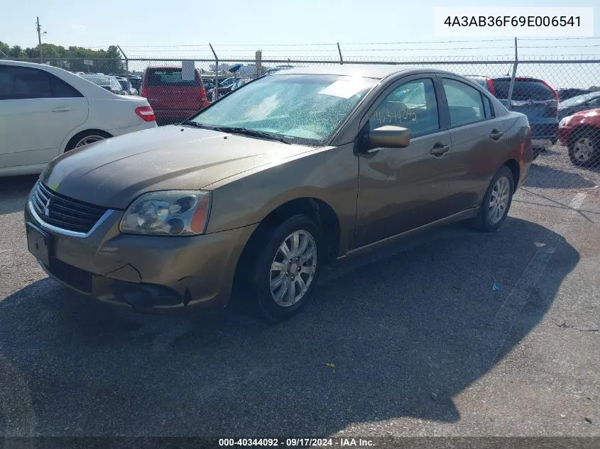 2009 Mitsubishi Galant Es/Sport Edition VIN: 4A3AB36F69E006541 Lot: 40344092