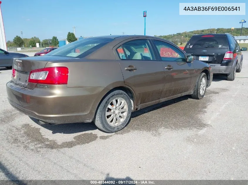 2009 Mitsubishi Galant Es/Sport Edition VIN: 4A3AB36F69E006541 Lot: 40344092