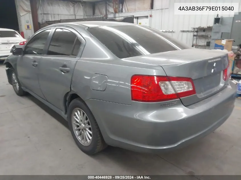 2009 Mitsubishi Galant Es/Sport Edition VIN: 4A3AB36F79E015040 Lot: 40446928