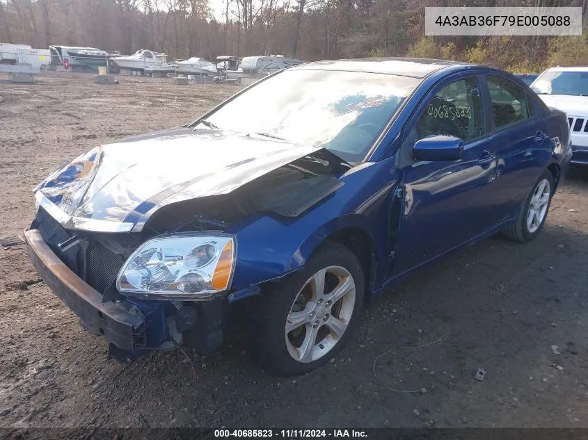 2009 Mitsubishi Galant Es/Sport Edition VIN: 4A3AB36F79E005088 Lot: 40685823