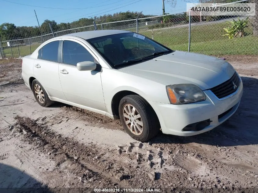 2009 Mitsubishi Galant Es/Sport Edition VIN: 4A3AB36F89E005620 Lot: 40838216