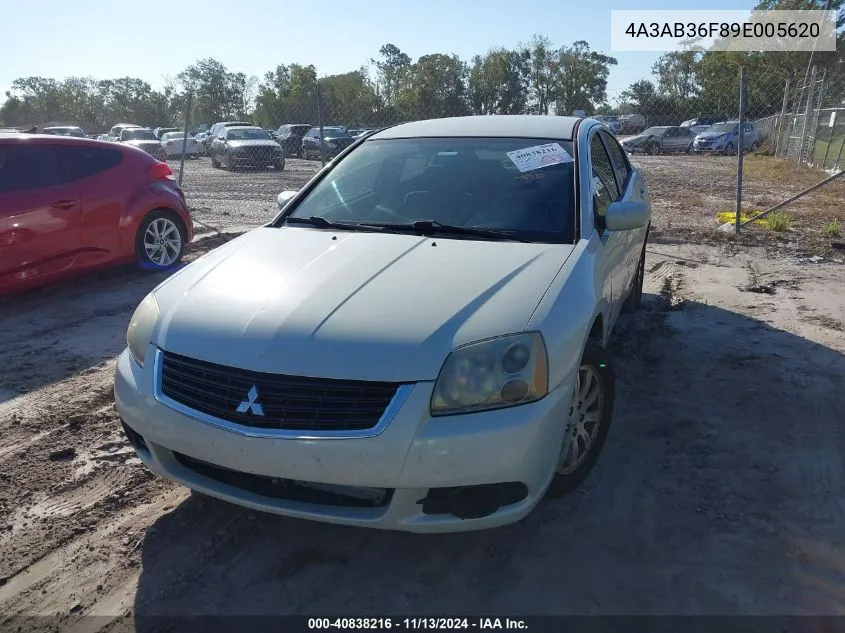 2009 Mitsubishi Galant Es/Sport Edition VIN: 4A3AB36F89E005620 Lot: 40838216