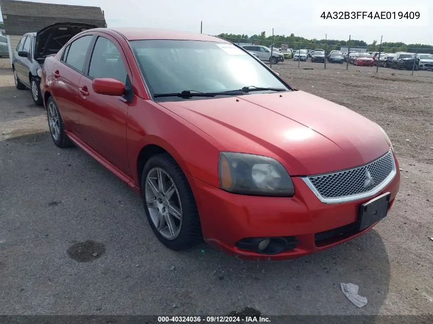 2010 Mitsubishi Galant Es/Se VIN: 4A32B3FF4AE019409 Lot: 40324036