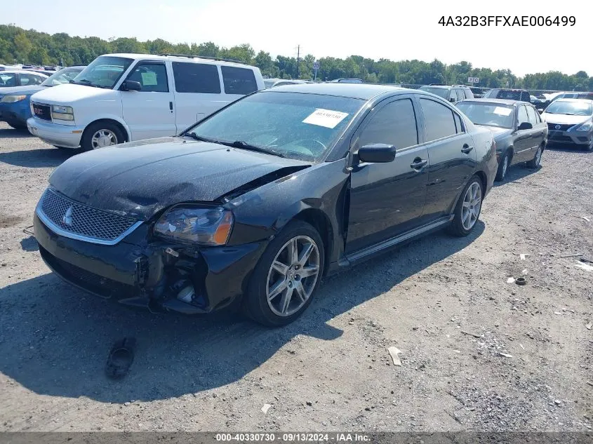 2010 Mitsubishi Galant Es/Se VIN: 4A32B3FFXAE006499 Lot: 40330730