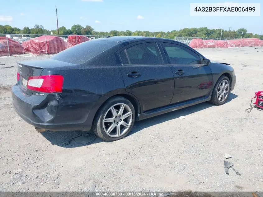 2010 Mitsubishi Galant Es/Se VIN: 4A32B3FFXAE006499 Lot: 40330730