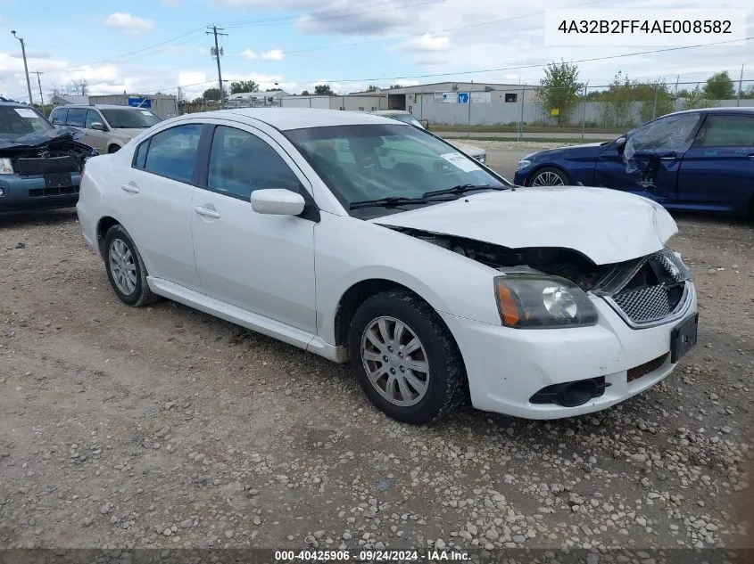 2010 Mitsubishi Galant Fe VIN: 4A32B2FF4AE008582 Lot: 40425906