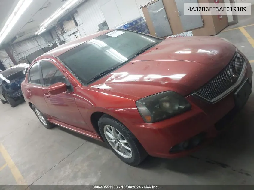 2010 Mitsubishi Galant Es/Se VIN: 4A32B3FF3AE019109 Lot: 40553983