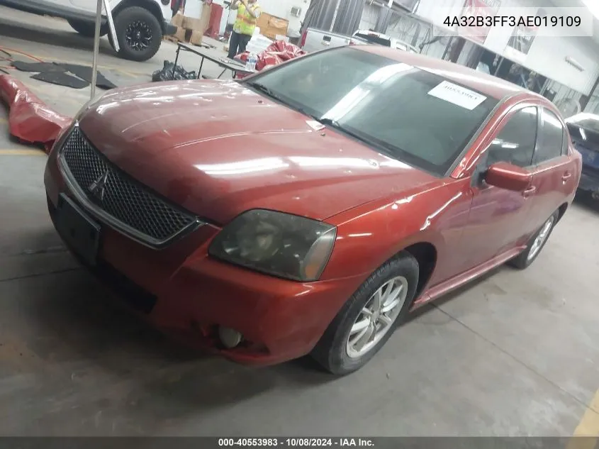 2010 Mitsubishi Galant Es/Se VIN: 4A32B3FF3AE019109 Lot: 40553983