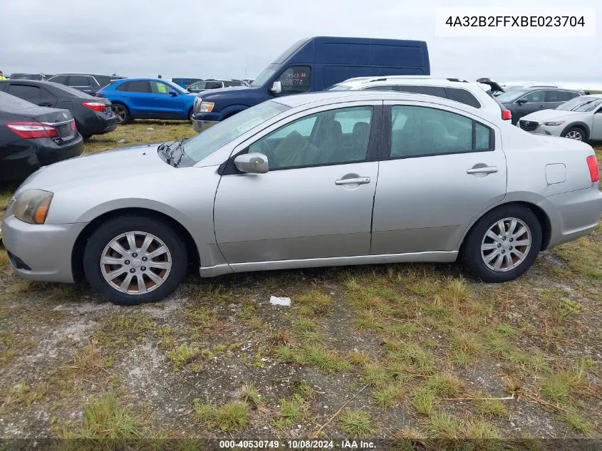 2011 Mitsubishi Galant Fe VIN: 4A32B2FFXBE023704 Lot: 40530749