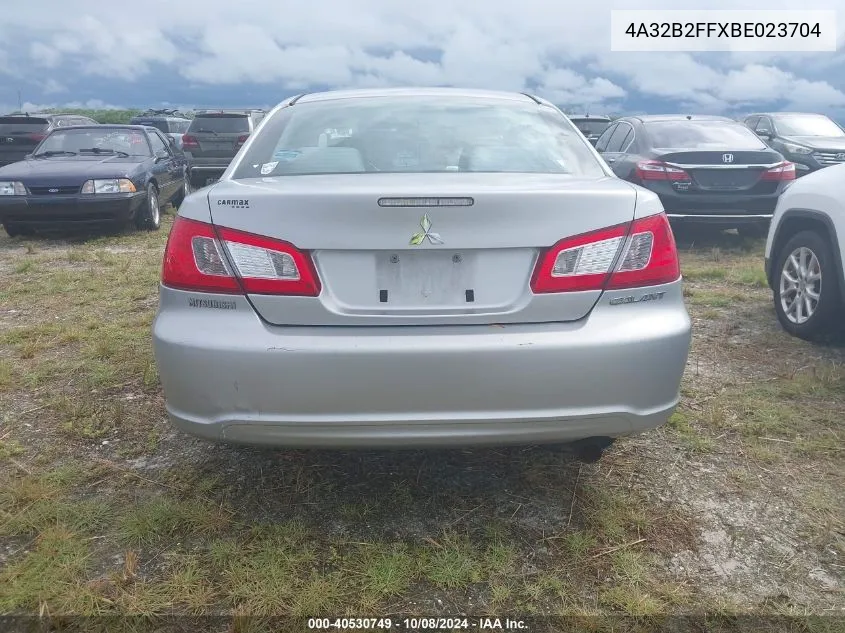 2011 Mitsubishi Galant Fe VIN: 4A32B2FFXBE023704 Lot: 40530749