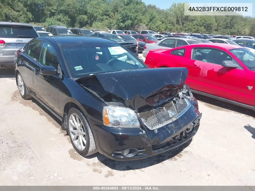 2012 Mitsubishi Galant Es/Se VIN: 4A32B3FFXCE009812 Lot: 40354693