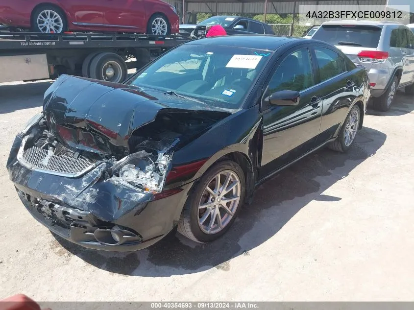 2012 Mitsubishi Galant Es/Se VIN: 4A32B3FFXCE009812 Lot: 40354693