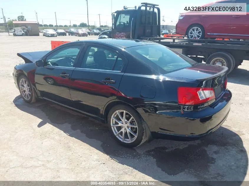 2012 Mitsubishi Galant Es/Se VIN: 4A32B3FFXCE009812 Lot: 40354693