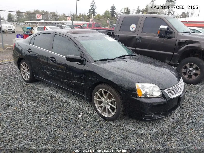 2012 Mitsubishi Galant Es/Se VIN: 4A32B3FF7CE012165 Lot: 40426475