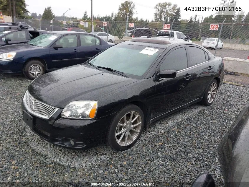 2012 Mitsubishi Galant Es/Se VIN: 4A32B3FF7CE012165 Lot: 40426475