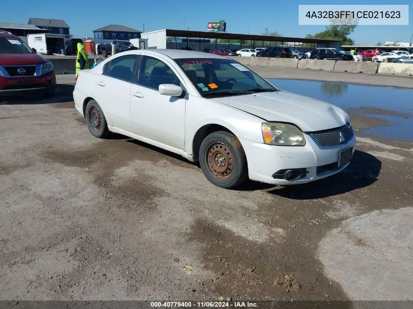 2012 Mitsubishi Galant Es/Se VIN: 4A32B3FF1CE021623 Lot: 40779408