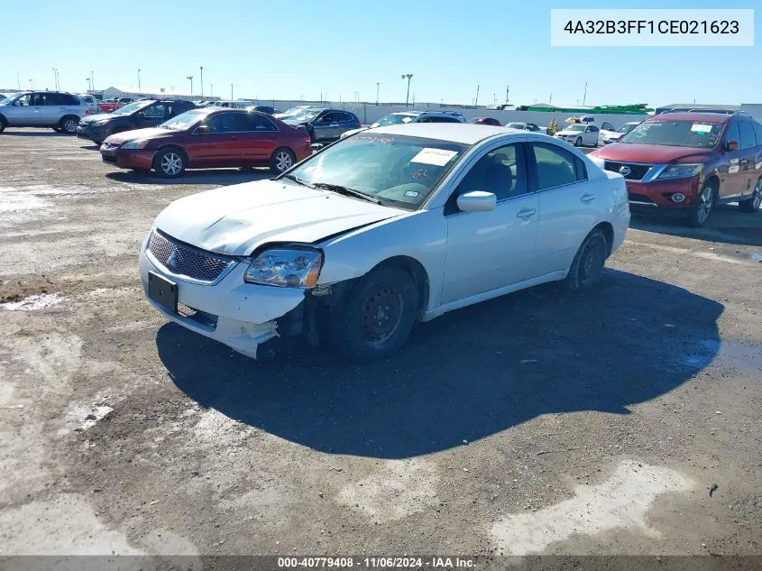 2012 Mitsubishi Galant Es/Se VIN: 4A32B3FF1CE021623 Lot: 40779408