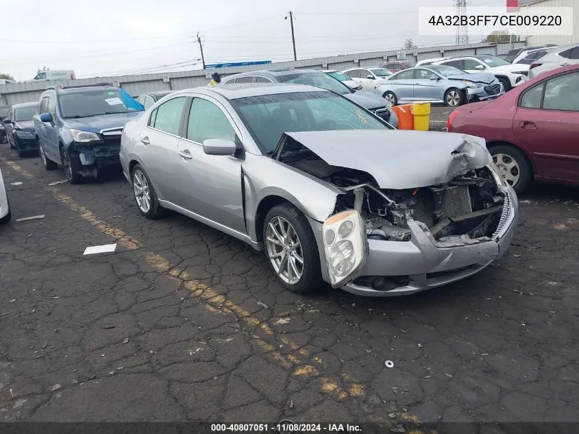 2012 Mitsubishi Galant Es/Se VIN: 4A32B3FF7CE009220 Lot: 40807051