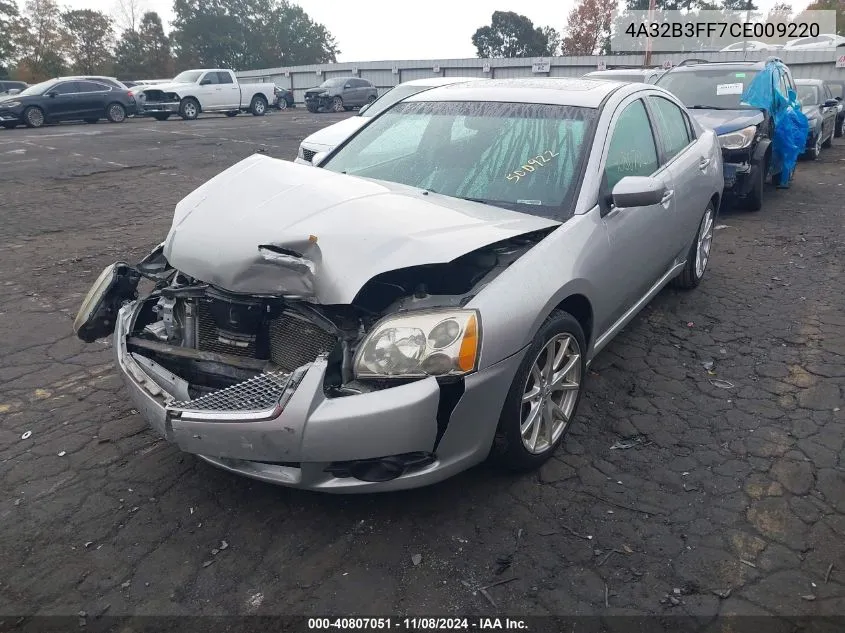 2012 Mitsubishi Galant Es/Se VIN: 4A32B3FF7CE009220 Lot: 40807051