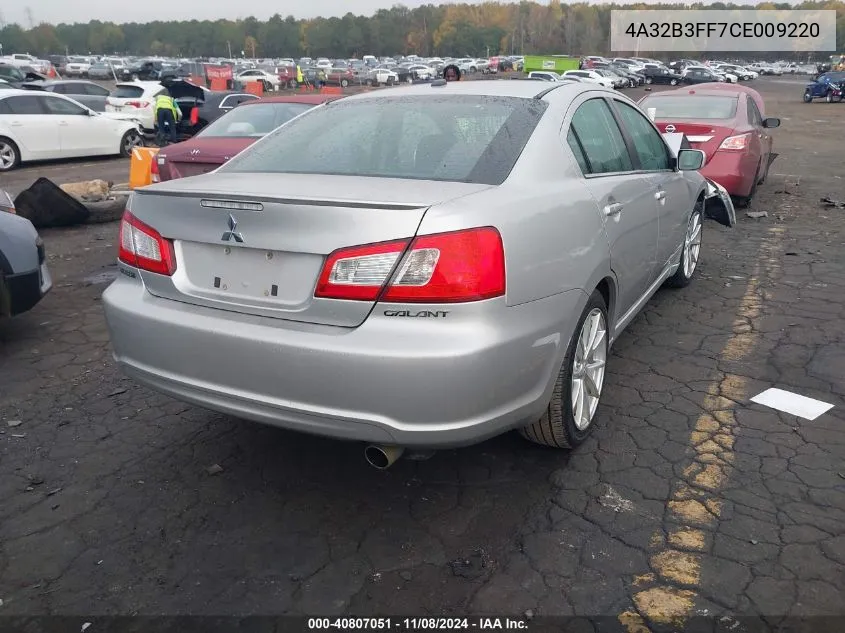 2012 Mitsubishi Galant Es/Se VIN: 4A32B3FF7CE009220 Lot: 40807051