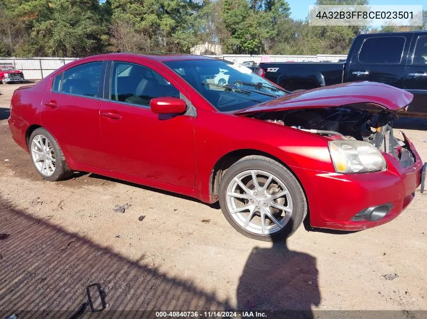 4A32B3FF8CE023501 2012 Mitsubishi Galant Es/Se