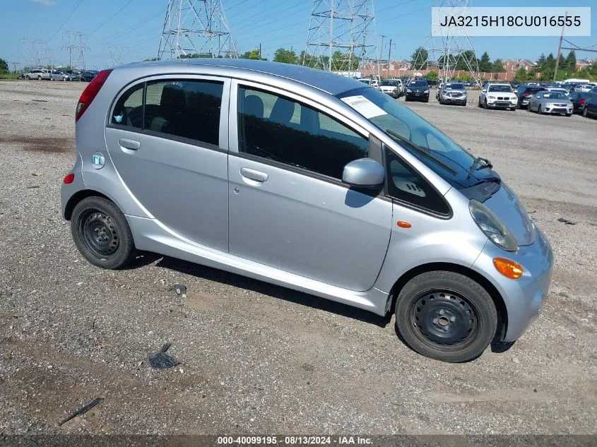 2012 Mitsubishi I-Miev Es/Se VIN: JA3215H18CU016555 Lot: 40099195