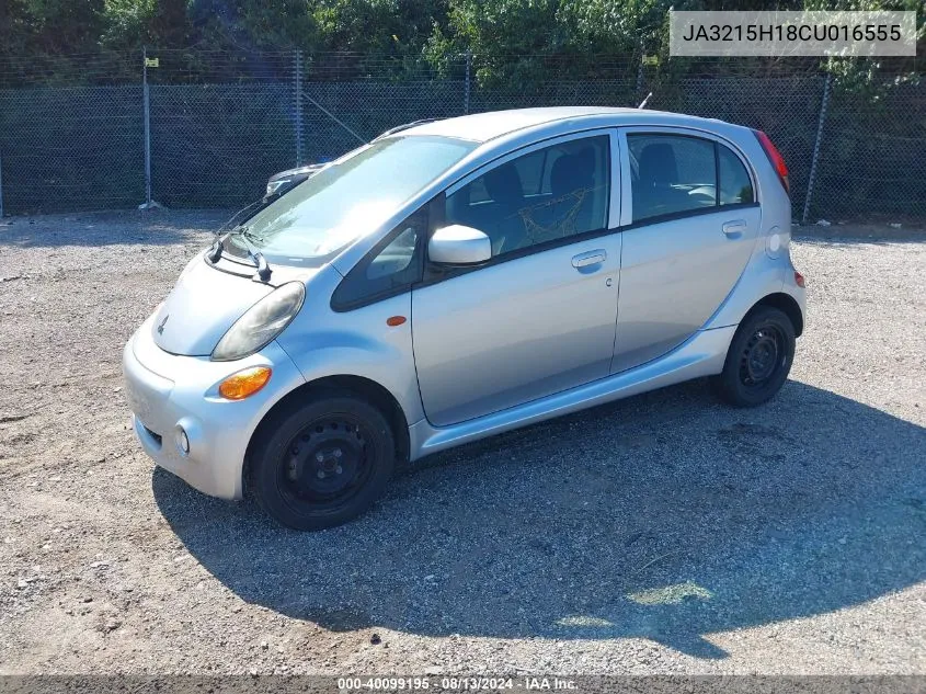 2012 Mitsubishi I-Miev Es/Se VIN: JA3215H18CU016555 Lot: 40099195