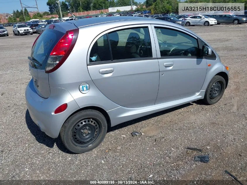 2012 Mitsubishi I-Miev Es/Se VIN: JA3215H18CU016555 Lot: 40099195