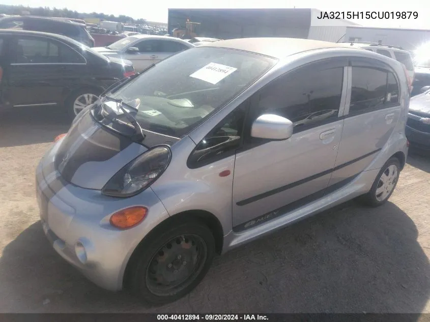 2012 Mitsubishi I-Miev Es/Se VIN: JA3215H15CU019879 Lot: 40412894