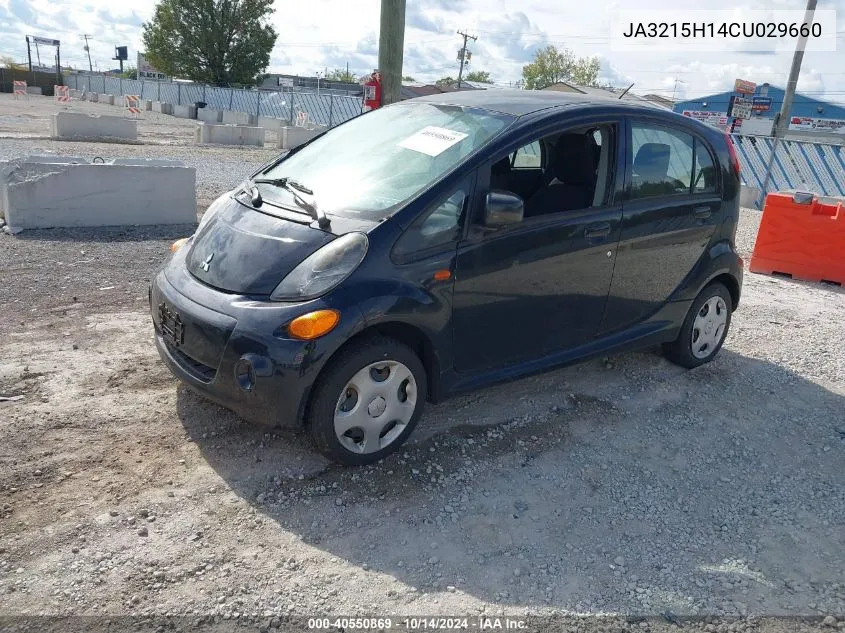 2012 Mitsubishi I-Miev Es/Se VIN: JA3215H14CU029660 Lot: 40550869