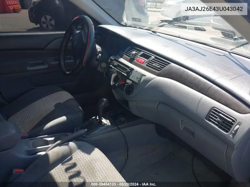 JA3AJ26E43U043042 2003 Mitsubishi Lancer Es