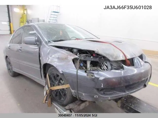 2005 Mitsubishi Lancer Ralliart VIN: JA3AJ66F35U601028 Lot: 30048407