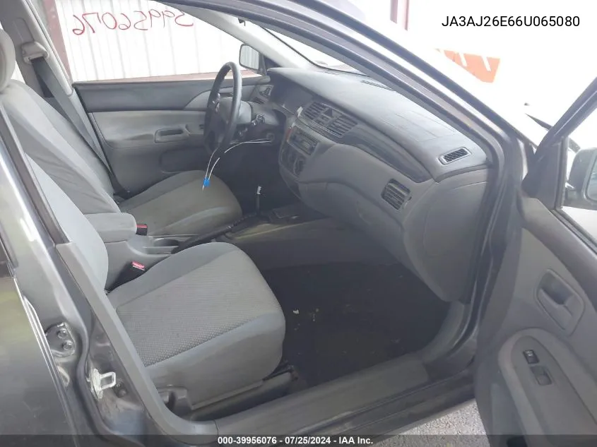 JA3AJ26E66U065080 2006 Mitsubishi Lancer Es/Se